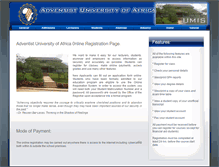 Tablet Screenshot of academics.aua.ac.ke
